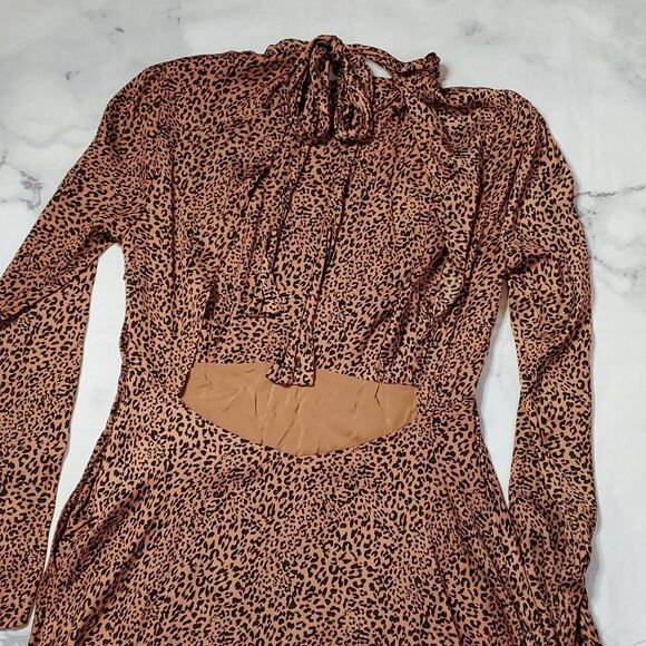 Free People Loveless Open Back Long Sleeve Midi Dress - Picture 6 of 11